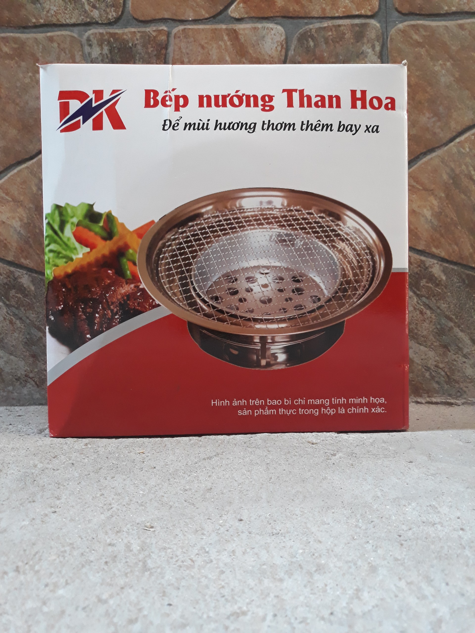 Bếp nướng than hoa đặt âm bàn cho quán nướng