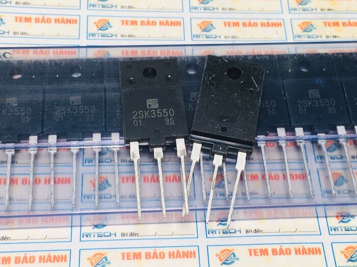 Combo 2 chiếc mosfet 2sk3550 k3550 3550 10a 900v to-3p