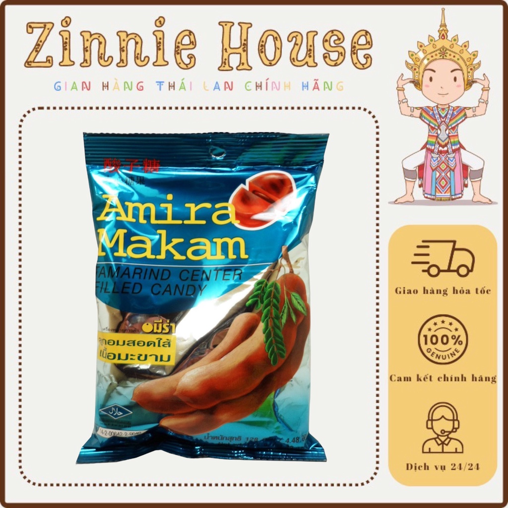 Kẹo me thái lan amira 120gr - 1 gói 40 viên - chua chua ngọt ngọt ăn siêu cuốn