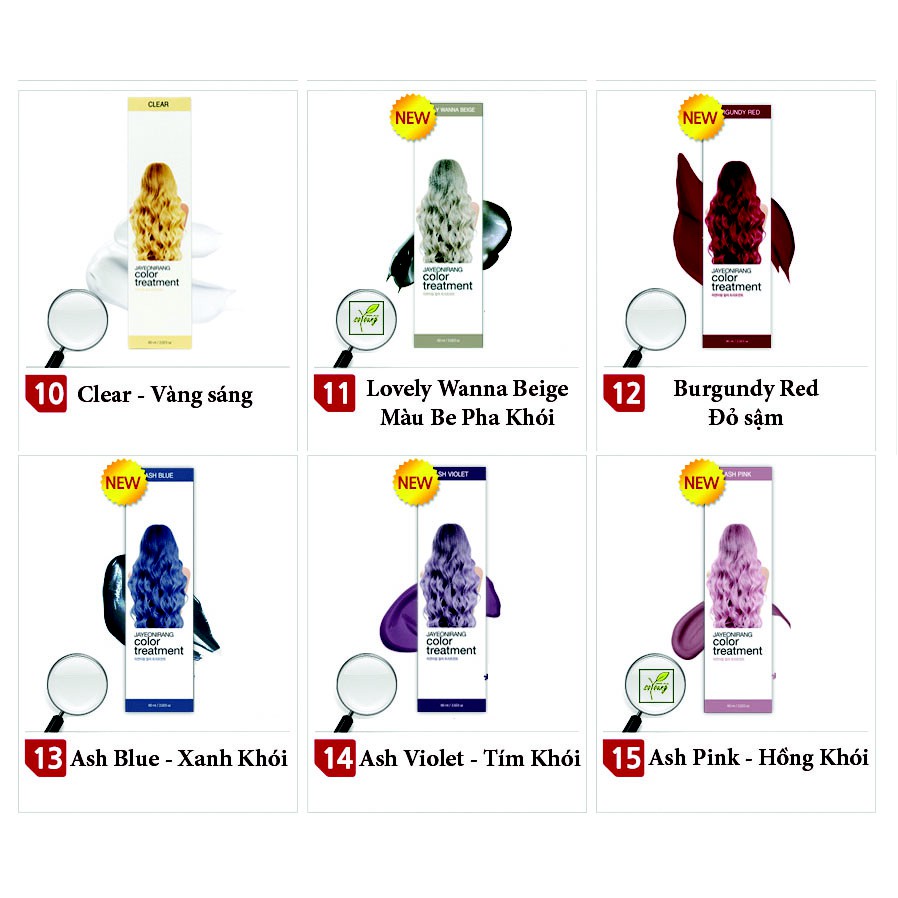 Combo 2 Hộp thuốᴄ Nhuộm Tóc Tạm Thời JAYEONIRANG (2-3 tuần)