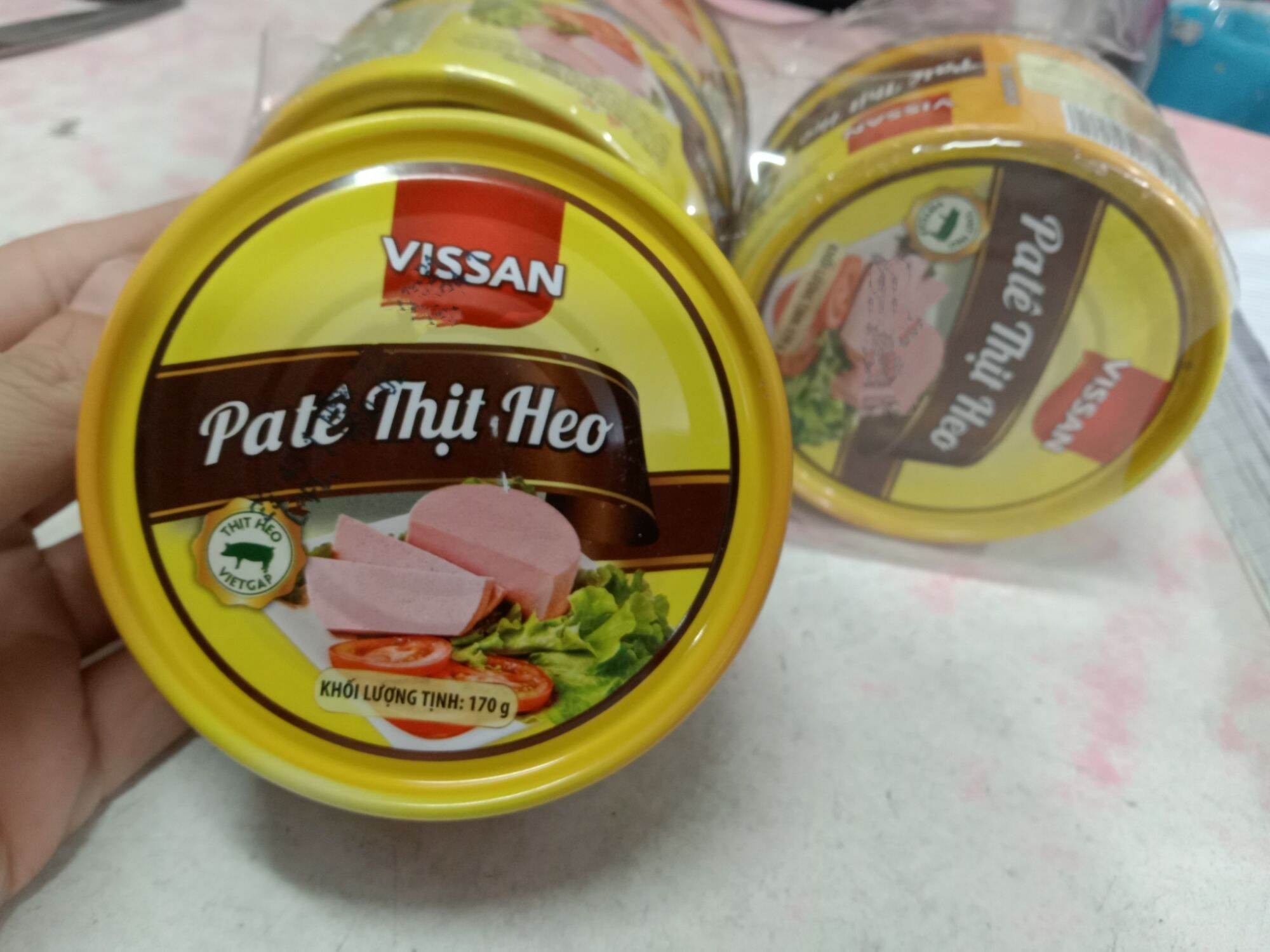 Pate Thịt heo lon in Vissan 170g