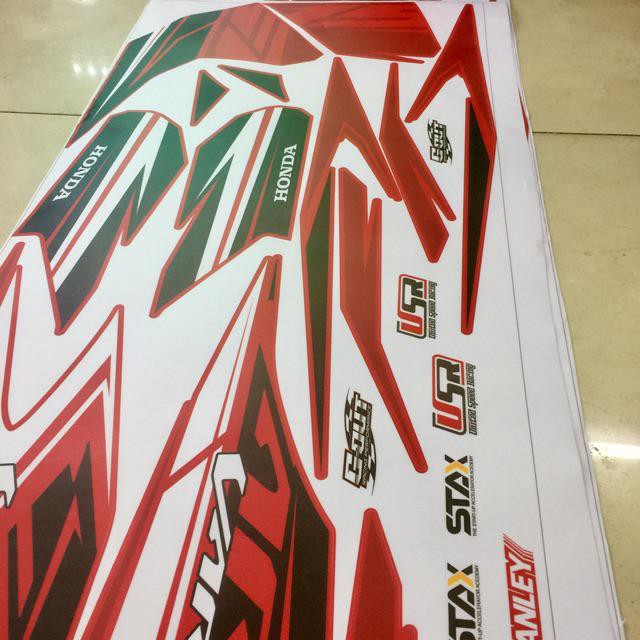 Tem vario 2018 rời xe đỏ siêu hot