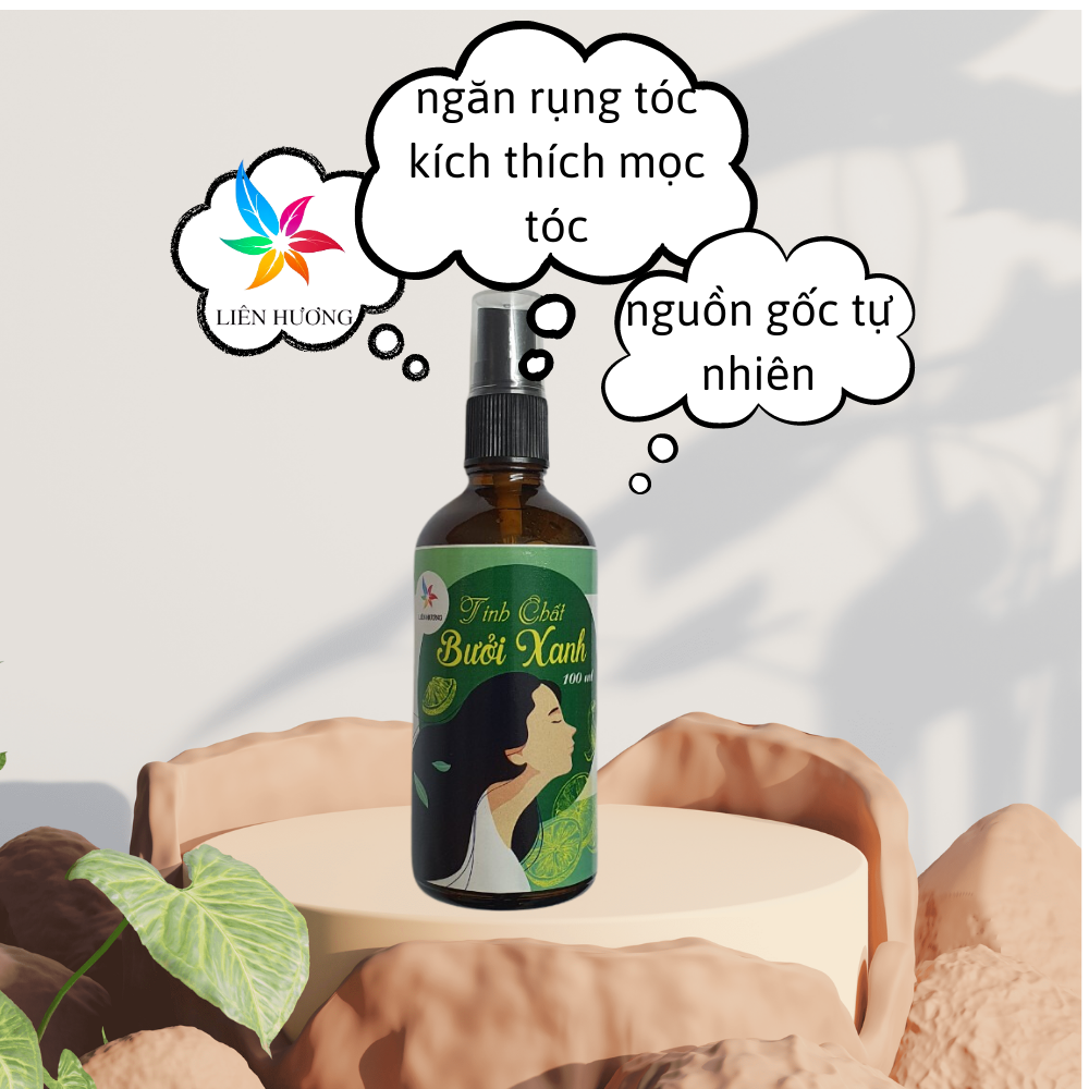 xịt dưỡng tóc bưởi xanh Liên Hương