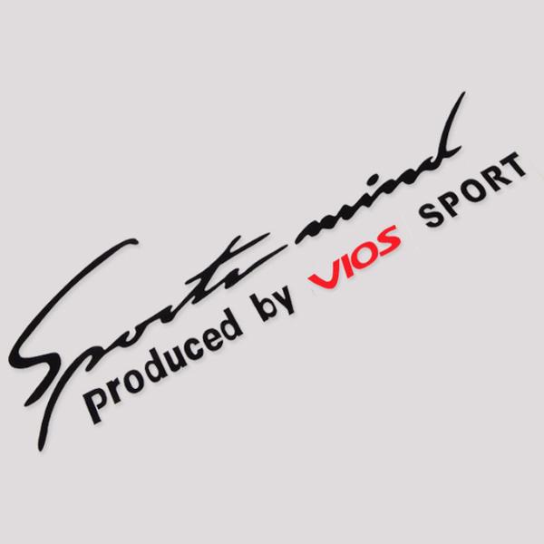 Tem sport mind dán xe ô tô Vios