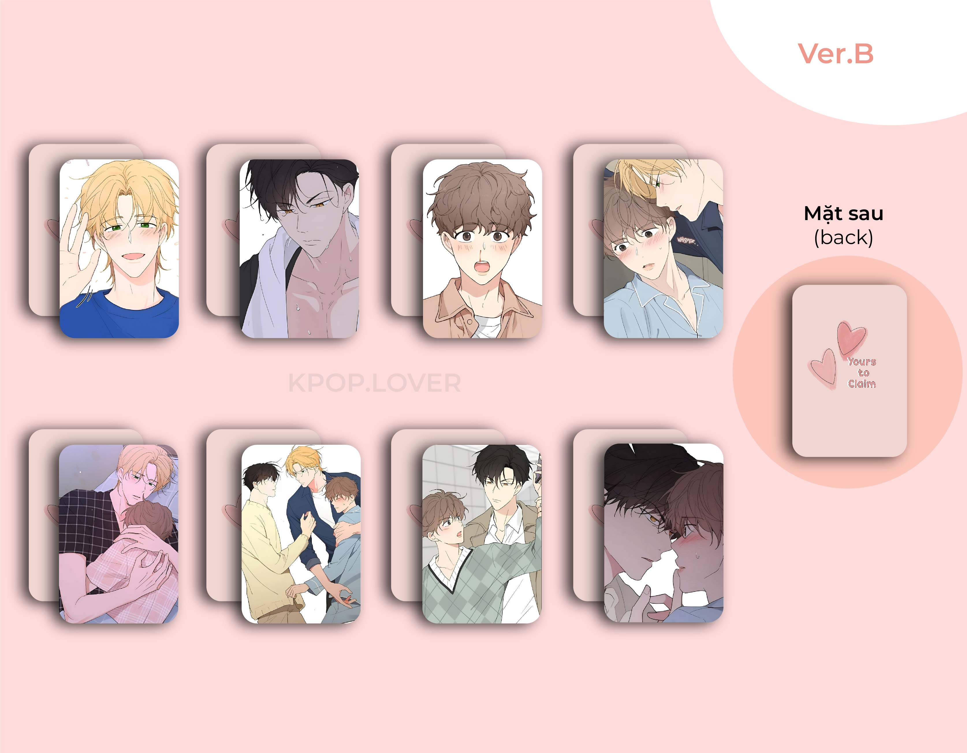 SET 8 CARD BO GÓC Yours to Claim