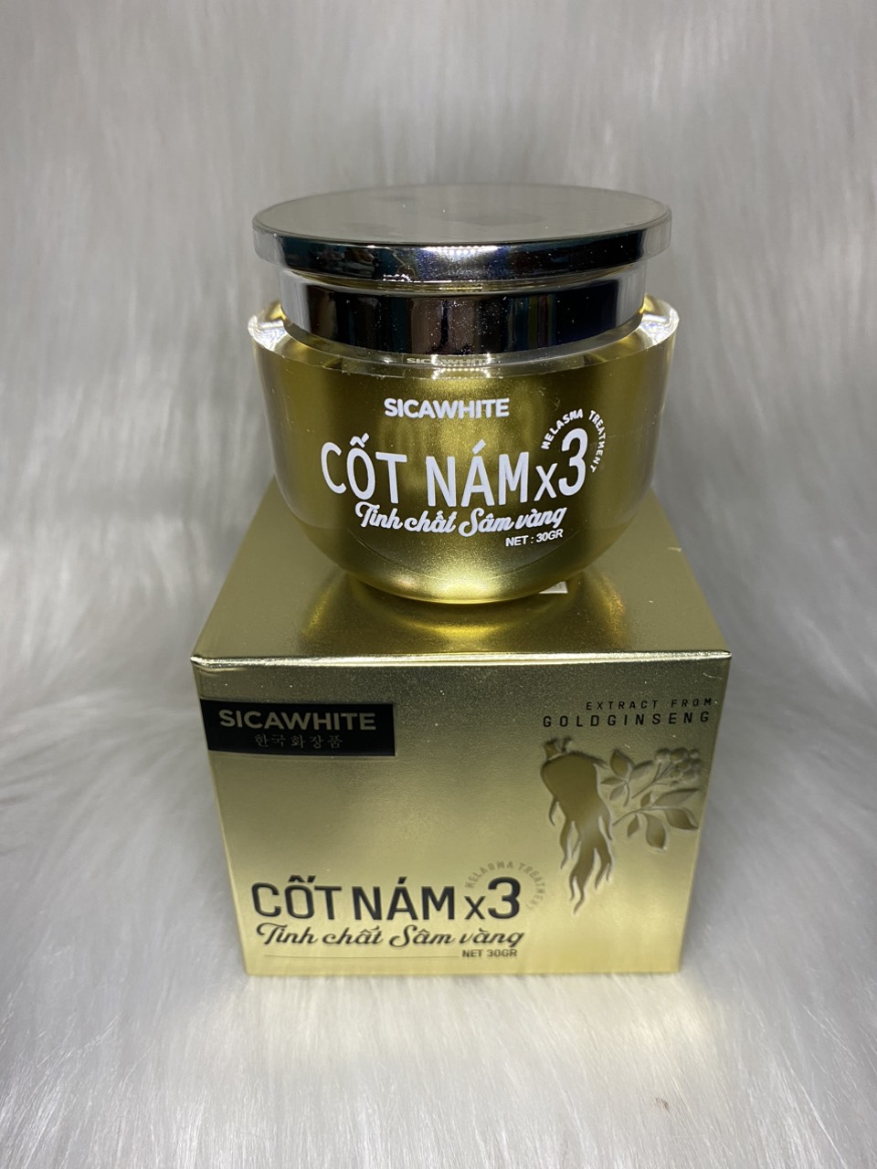 Kem Cốt Nám X3 (30g) Tặng 1 Serum Cốt Sâm (5ml)