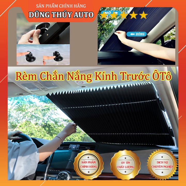 [ CÓ ẢNH THẬT ] Rèm che nắng ô tô, Bộ Rèm Vải Che Nắng Kính Trước Xe ô Tô Kích Thước 155x 65 cm, Tấm rèm chống nắng cho xe ô tô thông minh cao cấp chống lại tia UV và tia cực tím hiệu quả, kích thước đúng tiêu chuẩn dùng cho tất cả các loại xe