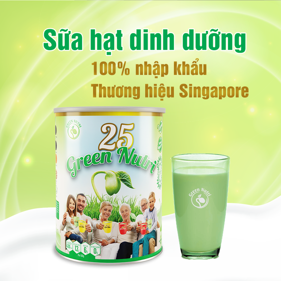 Sữa Hạt Nhập Khẩu 25 Green Nutri - Dạng Lon(750gr)