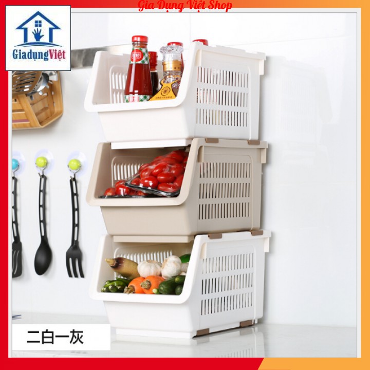 Kệ xếp tầng tiện lợi đa năng Việt Nhật - kệ xếpđồ cho gia đình 1 cái