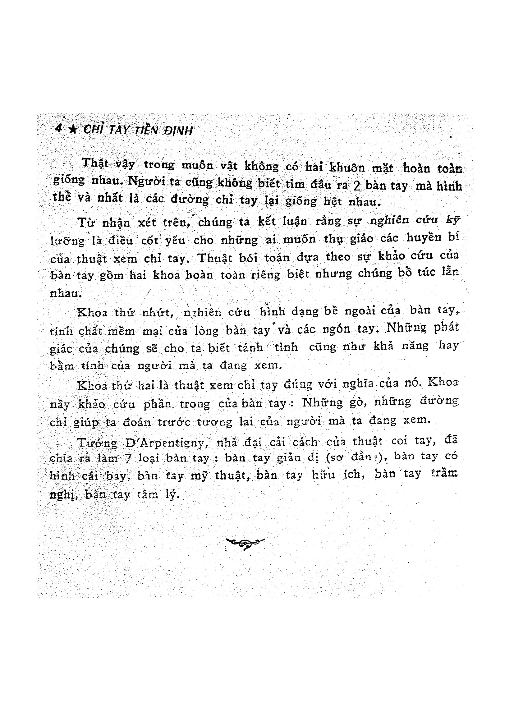 Sách Chỉ Tay Tiền Định