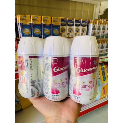 Sữa Abbott Glucerna nước hương Vani 220ml (6 chai)