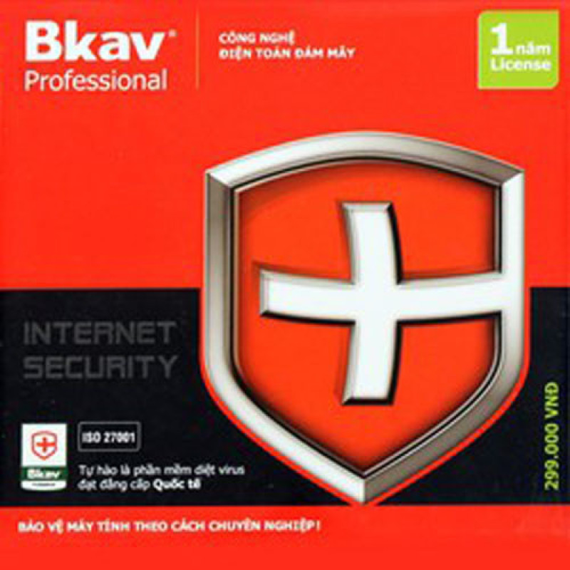 Bảng giá 10 Phần mềm diệt virus BKAV Pro Internet Security 12 tháng Phong Vũ