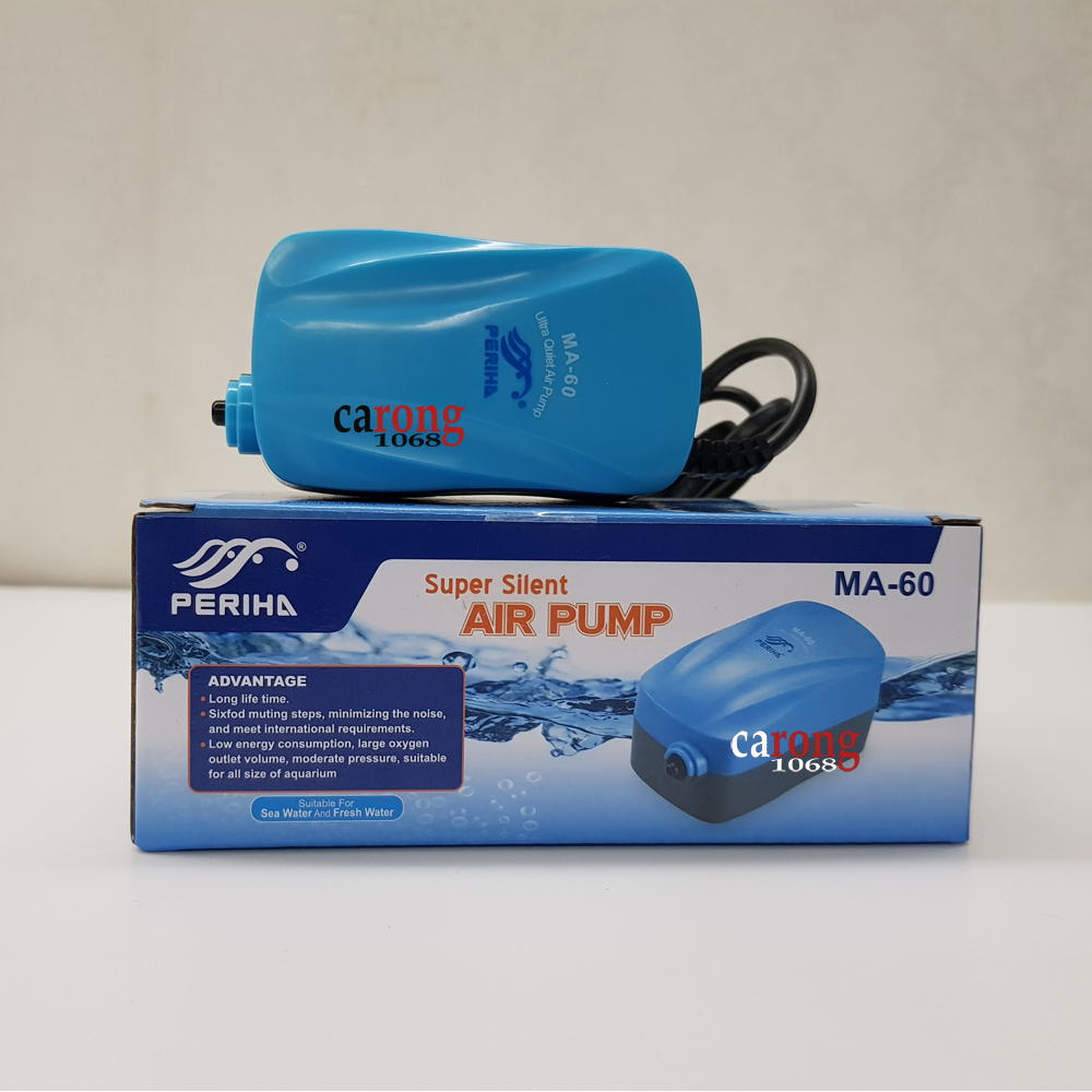 Periha MA series Máy sủi mini cho hồ cá nhỏ Periha MA-60, Máy sủi oxy cho bể cá mini Periha MA-200, Periha MA-1000 Máy sục khí cho hồ cá nhỏ và vừa, Ultra quiet Air pump Periha MA-2000 máy sục khí êm yên lặng
