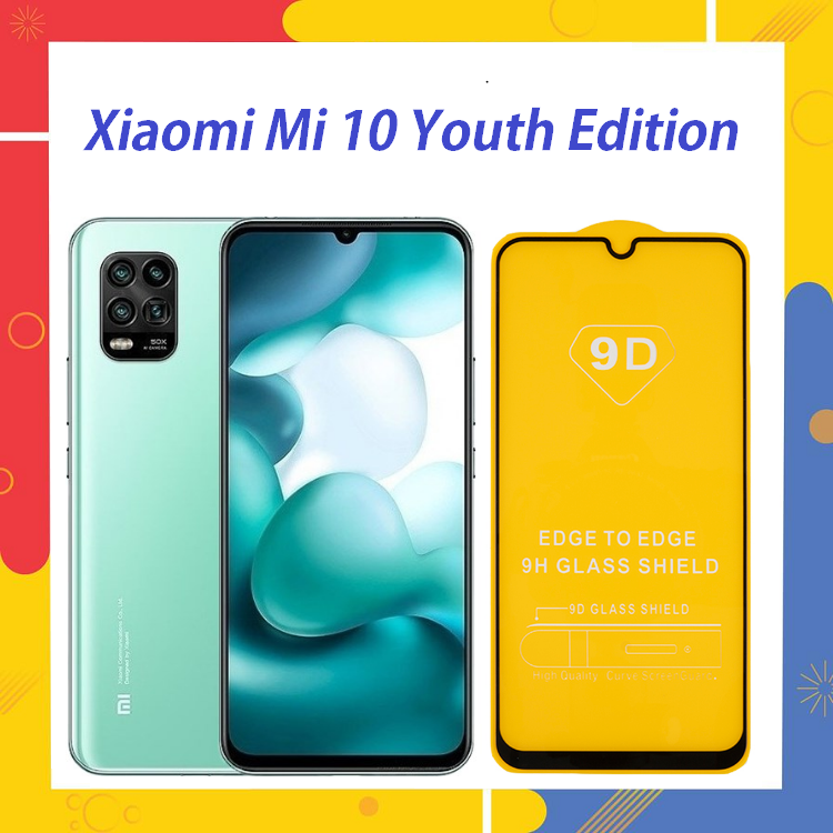 Cường Lực 9D Xiaomi Mi 10 Youth Edition Full Keo Full Màn Hình Tặng phụ Kiện Dán