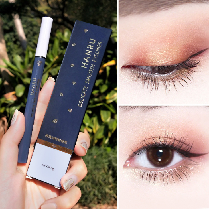 Bút kẻ mắt nước siêu mảnh Hanru Delicate Smooth Eyeliner 0.5g