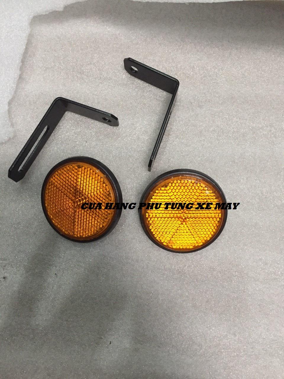 Mắt Mèo phản quang gắn mọi loại xe máy - 1 cặp