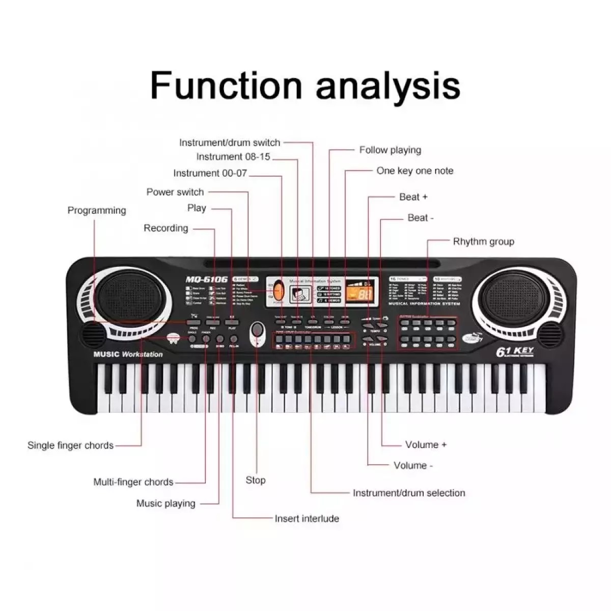 [ CHÍNH HÃNG PIANO ] Mua Đàn piano giá rẻ 61 phím Tặng Míc Đàn Kỹ Thuật Số Âm Cực Hay - Đàn Có Mic Có Nguần Bé học đàn tại nhà phát triển tay trí não thuộc bàn phím BH 1 Năm Shop BBQ1