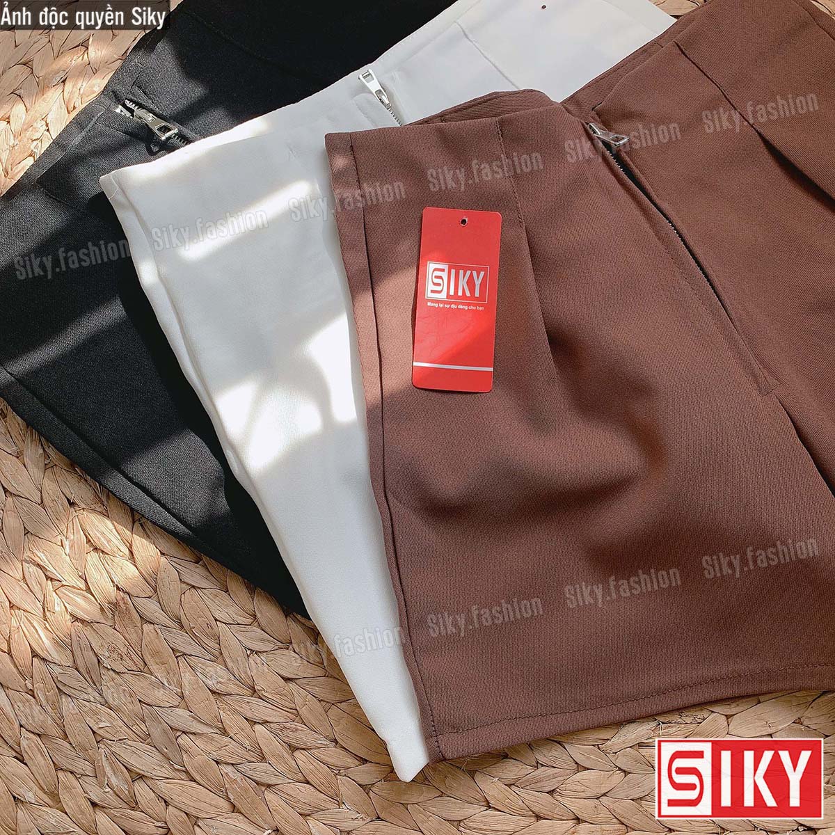 QUẦN SHORT NỮ khoá trước siêu Hot - QS04