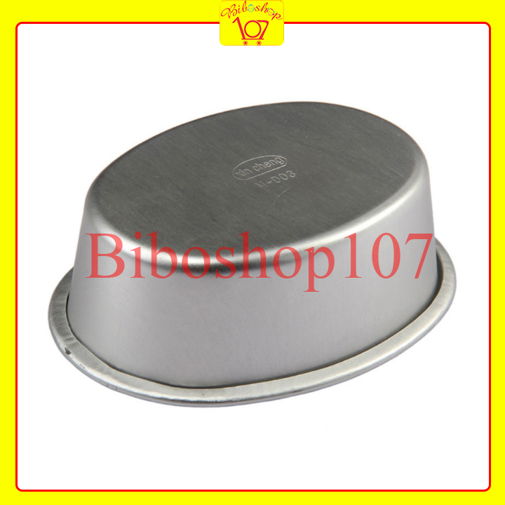 KHUÔN OVAL BẦU DỤC NHÔM ĐÚC CAO CẤP D03 (10x8x3,5)
