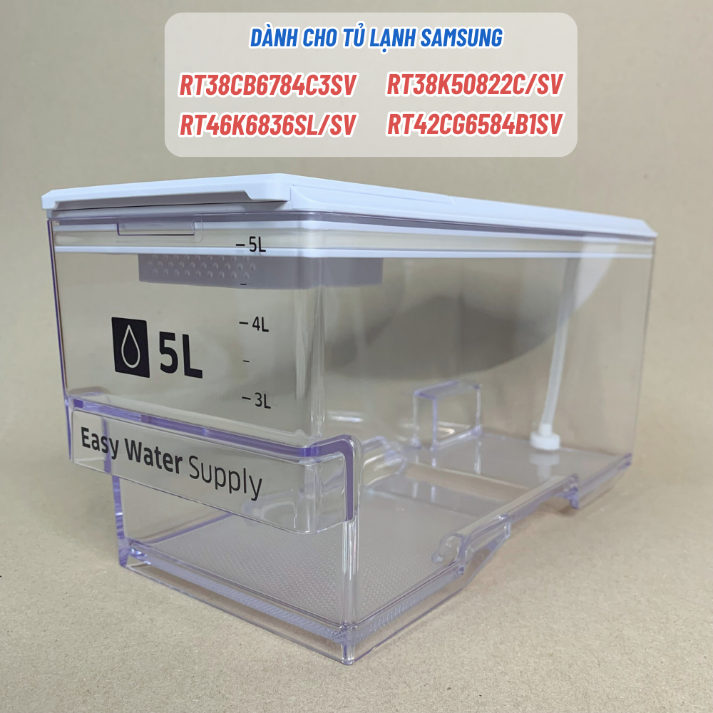 Hộp đựng nước làm đá tự động tủ lạnh samsung nhiều model, bình đựng nước tủ lạnh samsung chuẩn theo máy
