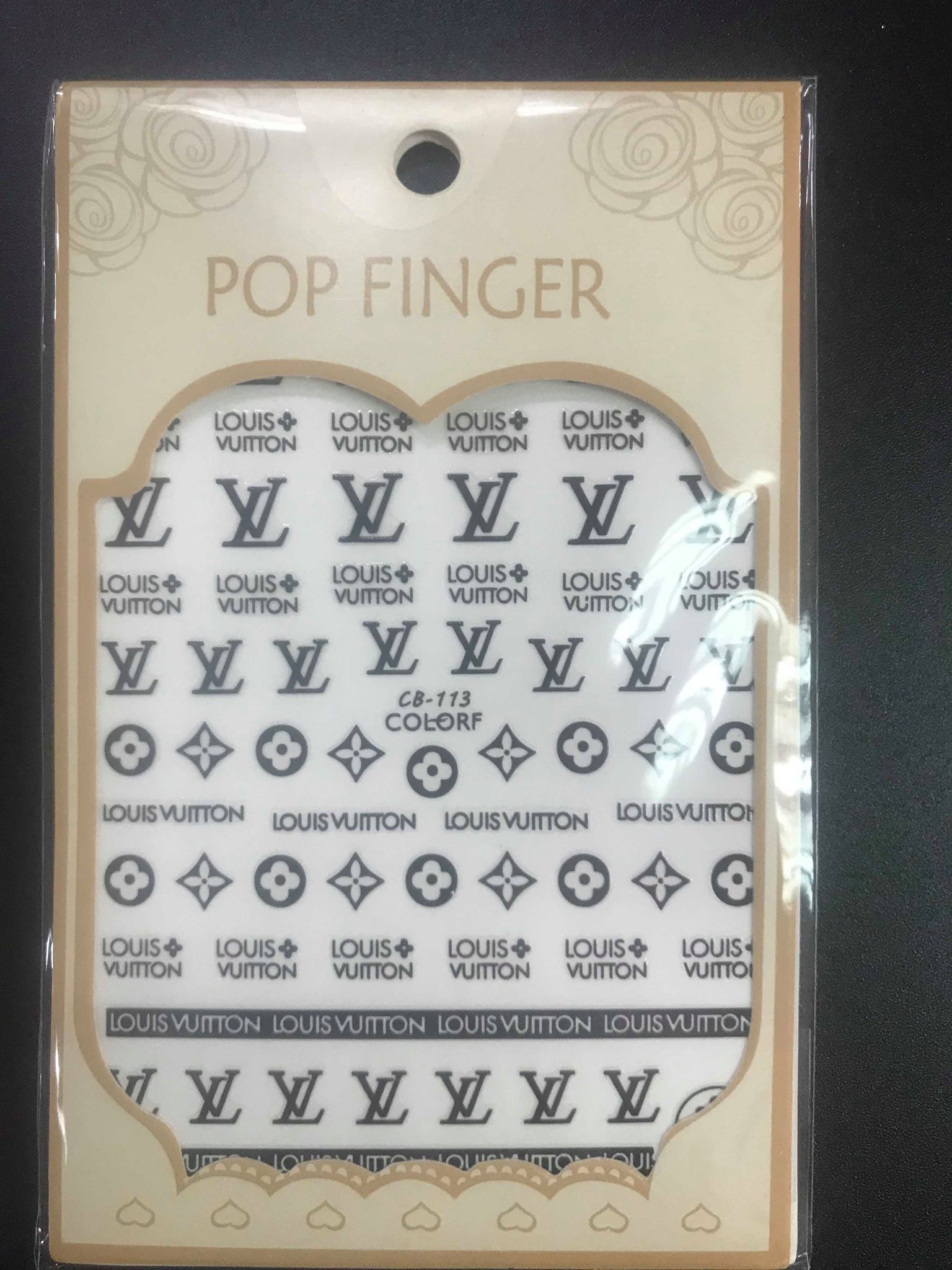 Sticker dán móng tay nail mẫu 3d mới