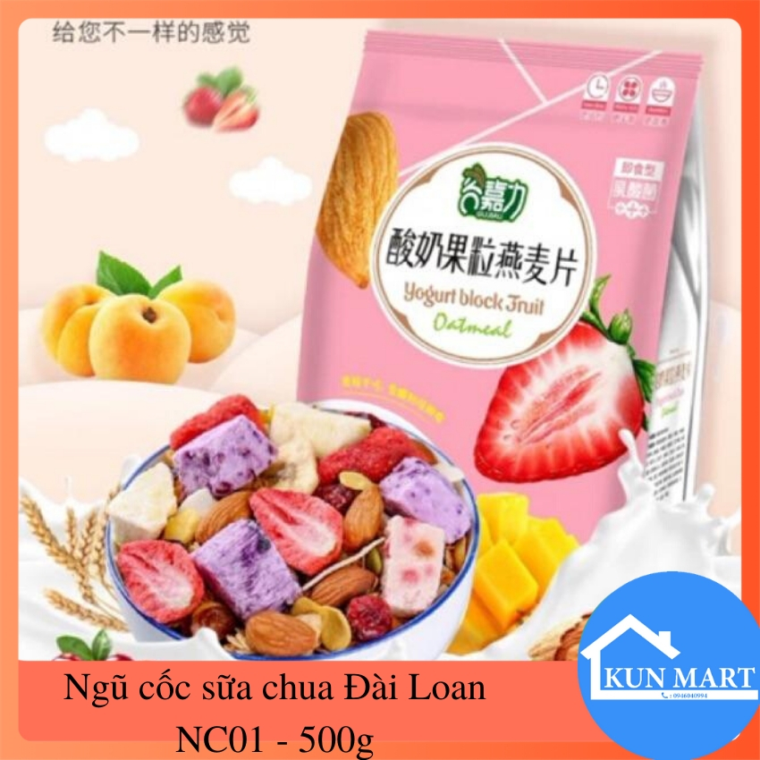 Ngũ cốc sữa chua Đài Loan NC01 500g