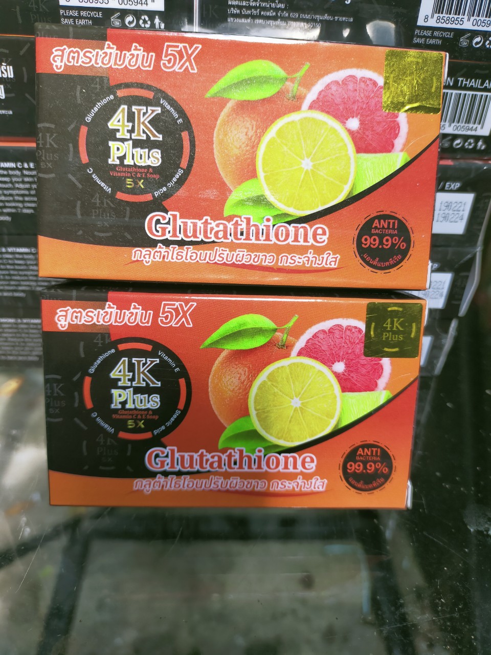 Xà phòng 4K Plus 5X Glutathione Thái Lan
