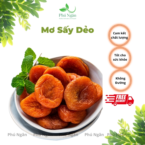 Mơ khô sấy dẻo - hộp 500gram