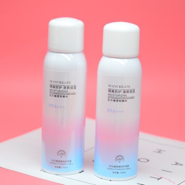 [HCM]Xịt Chống Nắng Trắng Da Maycreate 150ml Spf35 - BUMSTORE