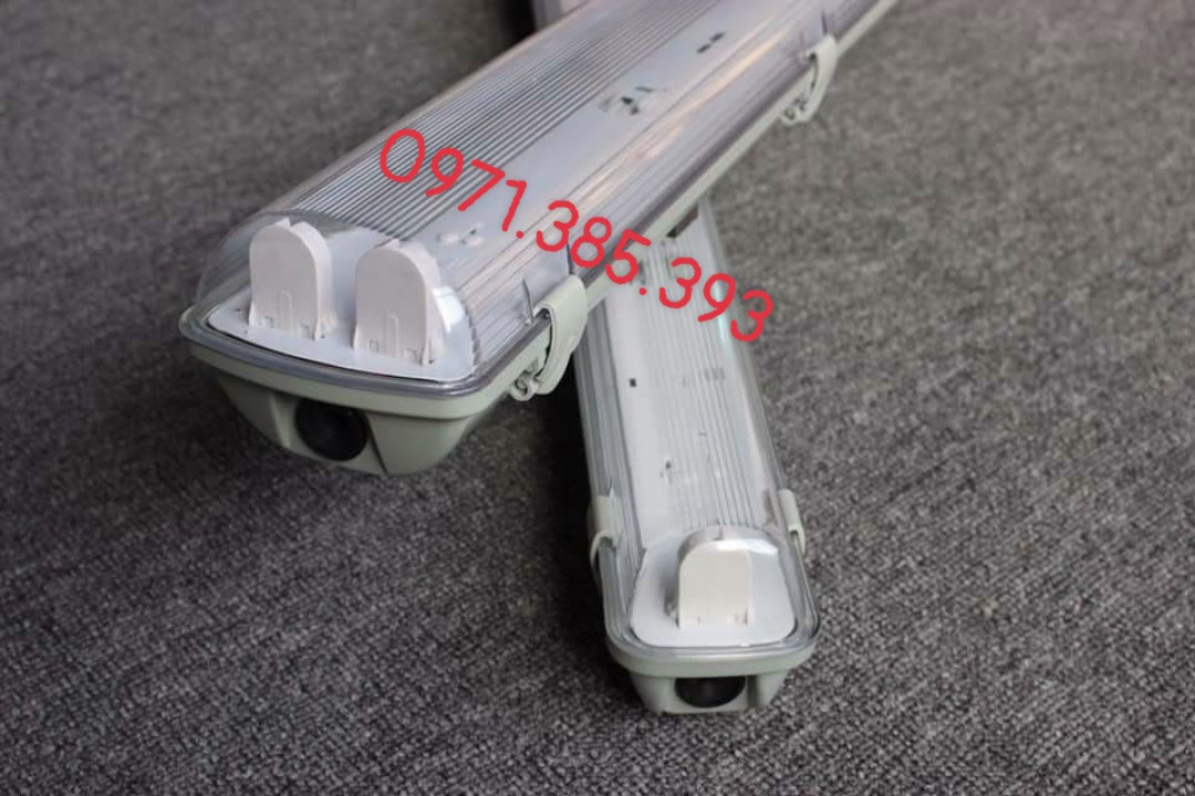 Máng đèn chống thấm, chống ẩm đôi 2 bóng 1.2m