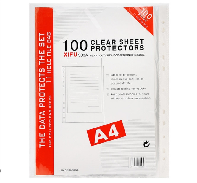 Túi Sơ Mi Đục Lỗ Mỏng Đẹp (100 Chiếc/ Tập)