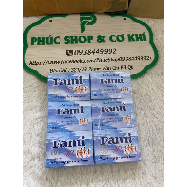 Xà Bông Cục Fami 85g (Vĩ 6 Cục)