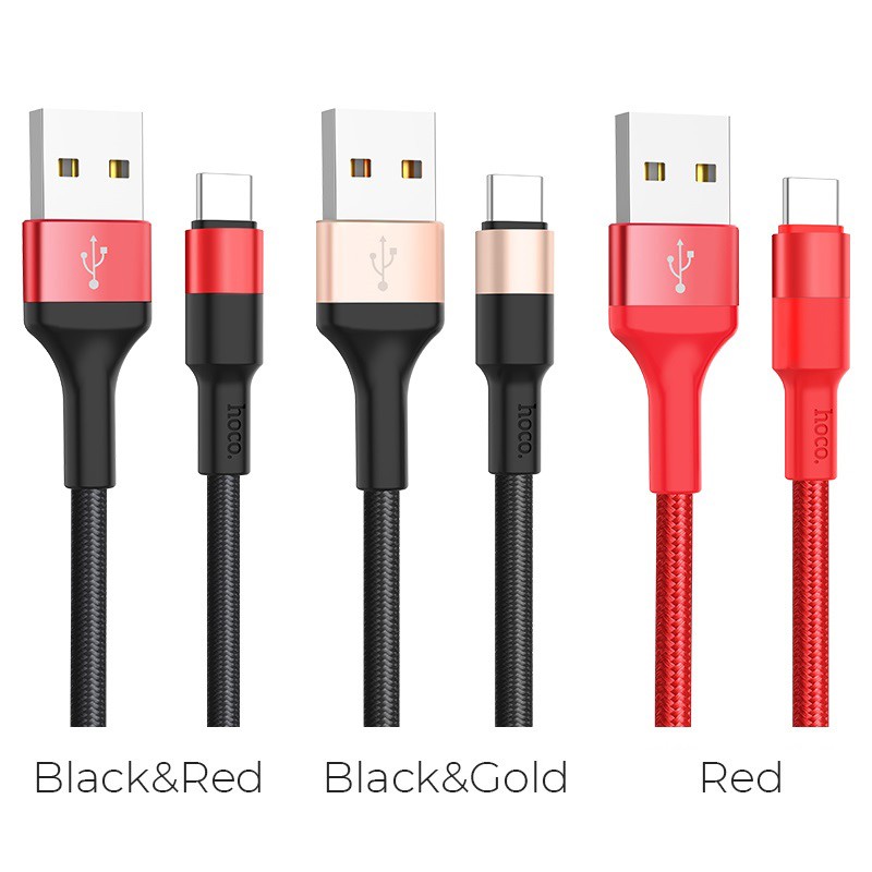 [HCM]Cáp sạc USB Type - C Hoco X26 sạc nhanh 2.0A dài 1m cho Smart phone - Table