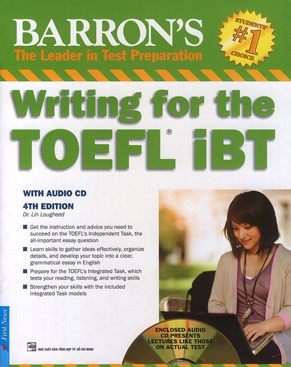 Sách - Barrons Writing for the TOEFL iBT - 4th edition