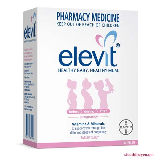 VITAMIN TỔNG HỢP ELEVIT 100 VIÊN DATE 5-2026