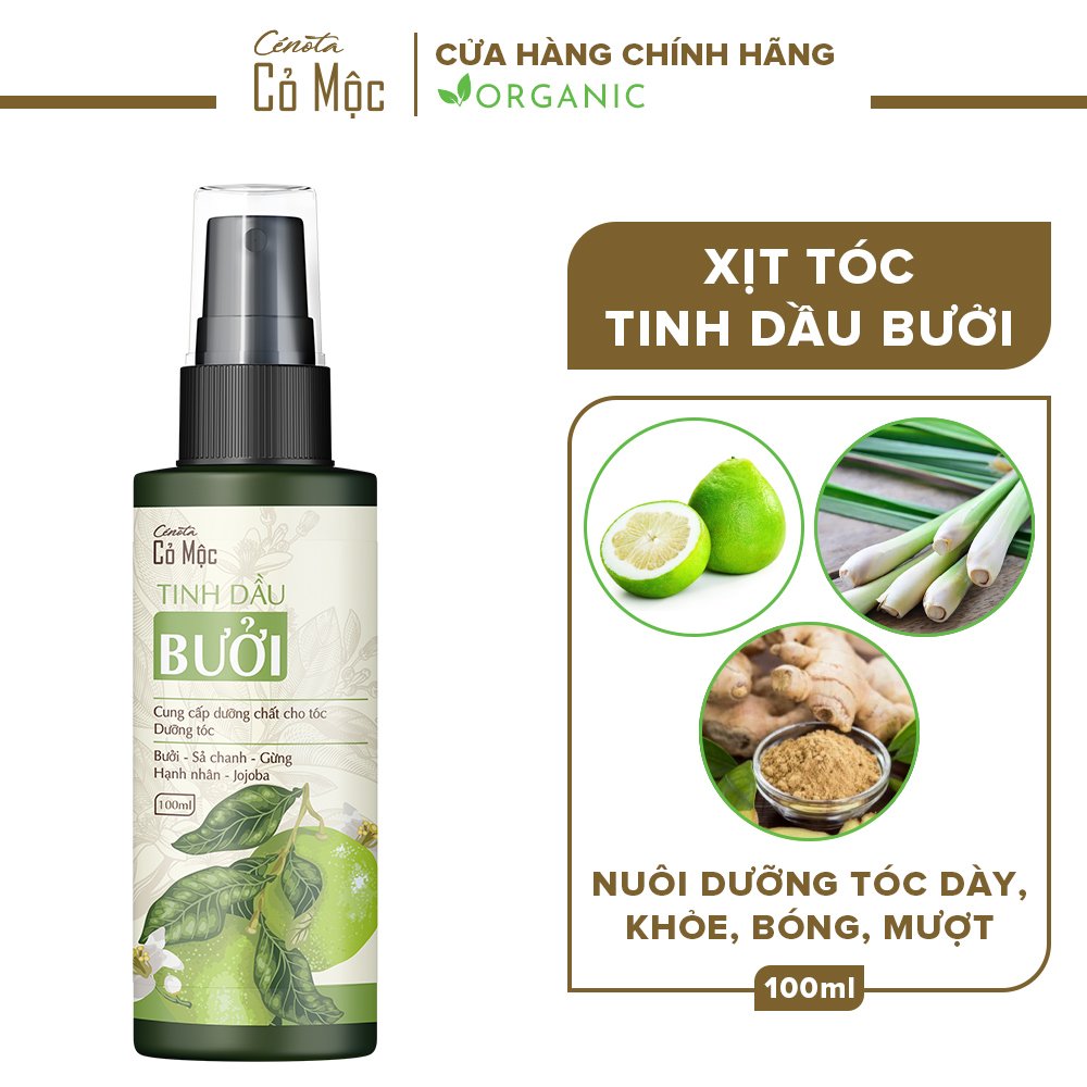Xịt Dưỡng Tóc Tinh Dầu Bưởi Cenota Kích Thích Mọc Tóc 100ml & 180ml