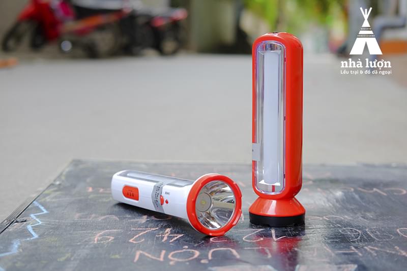 Đèn pin sạc 2 chức năng 4316 [ Nhỏ & Lớn ]