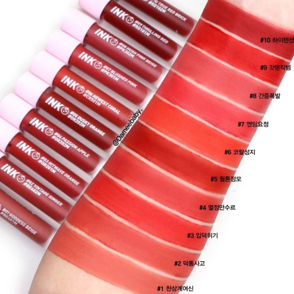 Son Kem Peripera Ink Matte Blur Tint Siêu Mịn (có Bill)