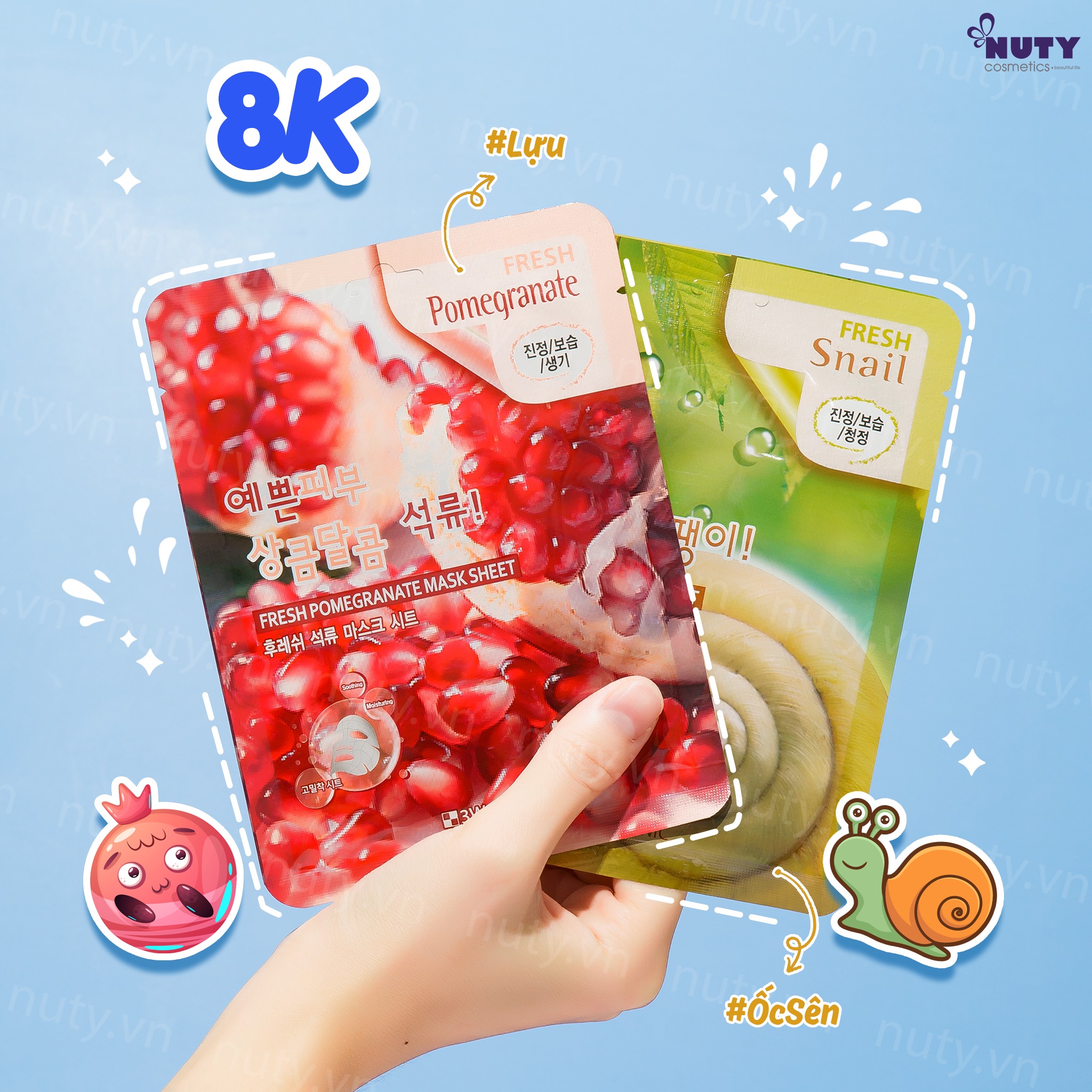 Mặt Nạ Dưỡng Da 3W Clinic Mask Sheet (23g)
