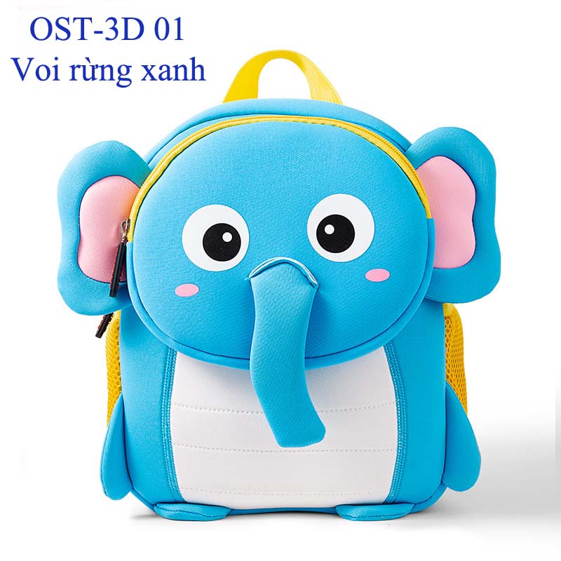 Ba lô mầm non 3D siêu dễ thương
