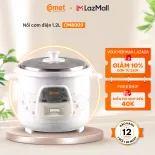 Nồi Cơm Điện Nắp Rời COMET - CM8009 -  Dung tích 1.2L , phù hợp 2-4 người ăn - Hàng Chính Hãng - BH 12 tháng
