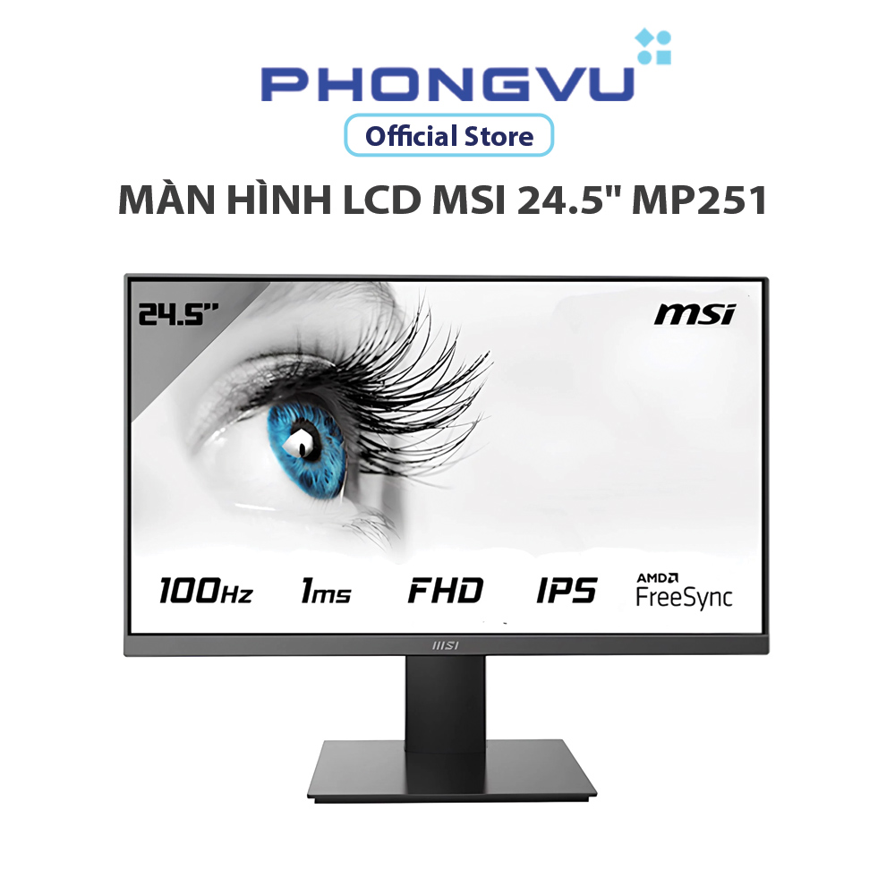 Màn hình lcd msi 24.5" mp251 - bảo hành 24 tháng