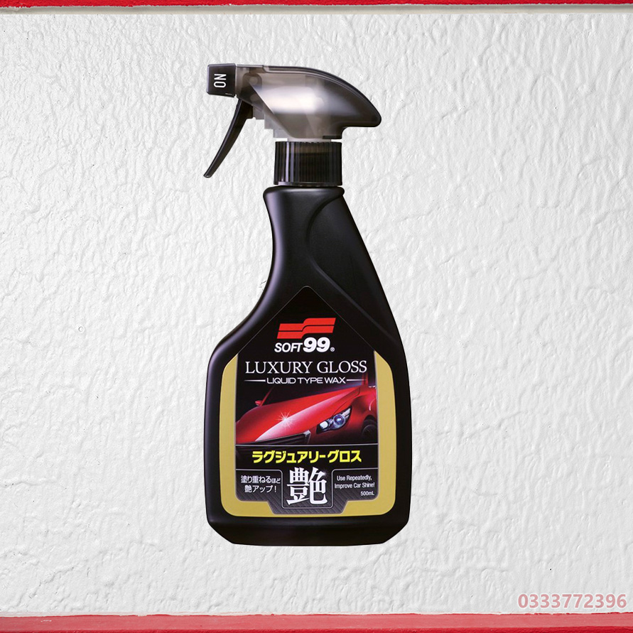 Chai Xịt Bóng Sơn Xe Cao Cấp Soft99 Luxury Gloss 500ml