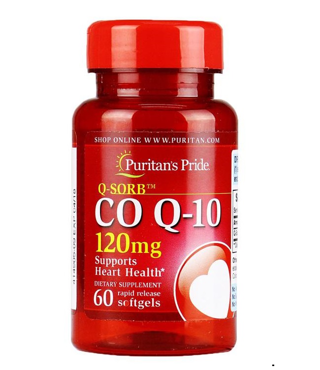 Viên uống hỗ trợ tim mạch Puritan s Pride CoQ10 120mg 60 viên