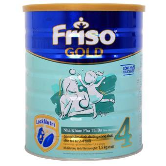 Bộ 2 sữa bột Friso Gold 4 1500g