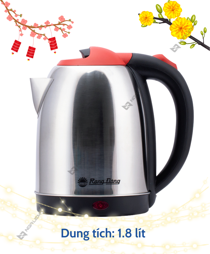 Ấm điện siêu tốc 1,8 lít Rạng Đông (AST18ST2)