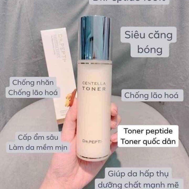 Nước Hoa Hồng Dưỡng Da Dr.Pepti Centella Toner 180ml