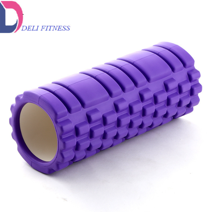 Con lăn xốp trơn tập thể hình Con Lăn Xốp Mật Độ Cao, Tập Thể Dục Cơ Lưng, Pilates, Yoga, Vật Lý Trị Liệu, Mát Xa Deli Finess