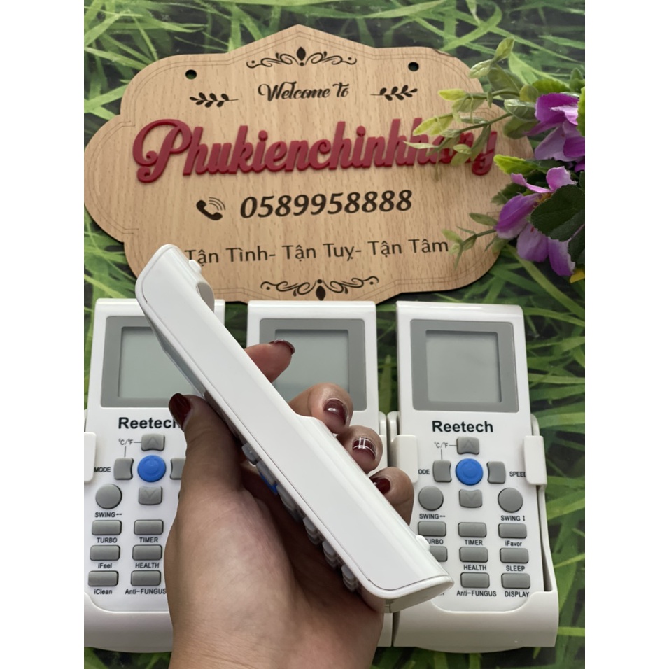 🎀[bảo hành 03 tháng]🎀 Remote điều khiển máy lạnh REETECH mẫu nút xanh