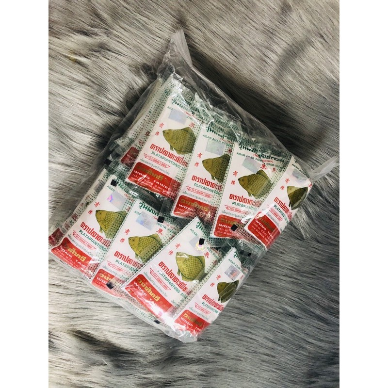Bột Rau Câu Giòn Con Cá Thái Lan 25g